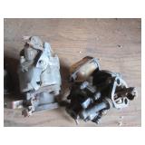 Automotive Engine Parts Assortment - Intake Manifolds, Carburetors & Related Components