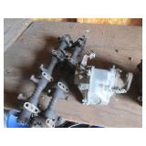 Automotive Engine Parts Assortment - Intake Manifolds, Carburetors & Related Components