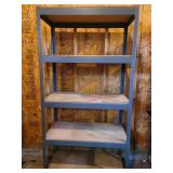 Blue Steel Shelving Unit - 4-Shelf, 36 x 18 in, Adjustable