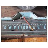 Vintage Auto Instrument Cluster - Dual Round Gauges (Tachometer & Engine Gauge)