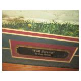 Dan Hadad Full Service Framed Gasoline & Oils Vintage Car Print