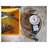 R-134a Automotive A/C Manifold Gauge Set with Hoses & Refrigerant Can