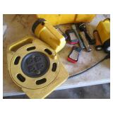 Yellow Power Tools & Lighting Set - Cord Reel, LED Work Lights, Flashlights & Accessories