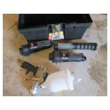 Black & Decker Spray Gun Kit - 2 Guns with Cup & Nozzles in Tool Box