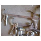 Assorted Hand Tools - Hammers, Pliers, Wrenches, Clamps & More