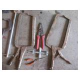 Frame Clamps & Pliers - Rusty Metalworking Hand Tools