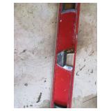 Husky Red Spirit Level - Long Aluminum Level with Vial Windows