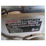 Craftsman Contractor Series 8-1/4' Sliding Compound Miter Saw - 2 HP
