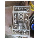 Industrial Hardware Assortment - Nuts, Bolts, Washers, Fittings, and Fasteners