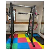 Hoist Fitness Power Rack with Hampton 45 lb and 25 lb Weight Plates