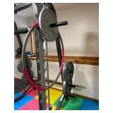 Hoist Fitness Power Rack with Hampton 45 lb and 25 lb Weight Plates
