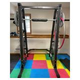 Hoist Fitness Power Rack with Hampton 45 lb and 25 lb Weight Plates
