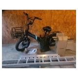 Lectric XP Step-Thru Electric Bike with Front Basket, Comfort Package hitch mount car carrier