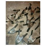 Bulk lot of assorted metal grip style Clamps - 15+ Pieces, Mixed Sizes
