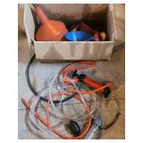 Oil Transfer Pump Kit with Funnels, Tubing & Adapters
