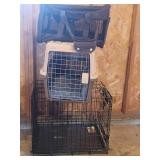 Sherpa Soft-Sided Pet Carrier, Beige Plastic Kennel & Black Wire Dog Crate (3-Piece Set)