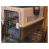 Sherpa Soft-Sided Pet Carrier, Beige Plastic Kennel & Black Wire Dog Crate (3-Piece Set)