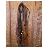 Heavy-Duty 220V Extension Cord Plus Goodyear Red & Black air hose Industrial-Grade