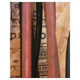 Heavy-Duty 220V Extension Cord Plus Goodyear Red & Black air hose Industrial-Grade