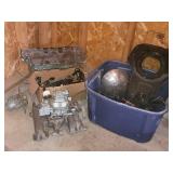 Instrument Cluster with Speedometer & Carburetor Engine Components - Auto Parts