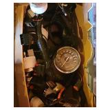 Instrument Cluster with Speedometer & Carburetor Engine Components - Auto Parts