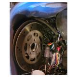 Instrument Cluster with Speedometer & Carburetor Engine Components - Auto Parts