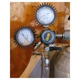Dual Oxygen Cylinder System with Regulators, Gauges & Hoses