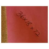 Blue Steel Shelving Unit With Wood Shelves - Adjustable 4-Shelf Rack