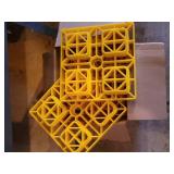 Camco RV Leveling Blocks - 10-Pack Yellow Plastic Leveling Kit