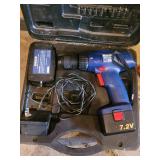 Bench 3/8 in. Drill/Driver 7.2V - Case, Charger & Accessories