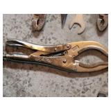 Craftsman Professional Hand Tools Set: Locking Pliers, Pliers, Wrench, Hammer