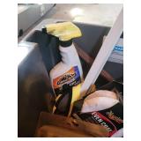 Car Care Bundle in Bin: Meguiar's Even Coat Cloths, Armor All Spray, Attwood Fuel Filter Kit