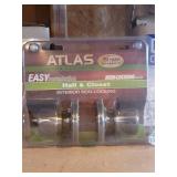 Atlas JJ GL1040C Bed & Bath Locking Interior Door Hardware - Hall & Closet Interior Non-Locking