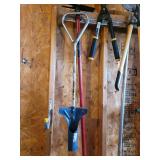 Garden Tools - Assorted Shovels, Rakes, Hoes & Hand Tools