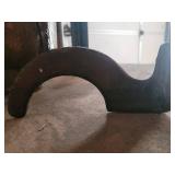 Antique Cast Iron Kerosene Lamp Burner with Shade Holder