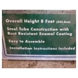 Today's Exterior Garden Arch - 8 ft Steel Tube With Rust-Resistant Enamel Coating (Easy to Assemble)