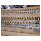 3-Tier White Plastic Garage Shelving Unit with Baskets