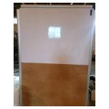 White 3-Drawer Plastic Storage Cabinet on Casters