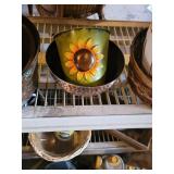 Garden Supplies - Wicker Baskets, Sunflower Planter, Hand Sprayer & Tools