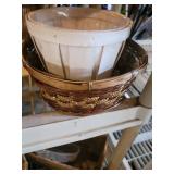 Garden Supplies - Wicker Baskets, Sunflower Planter, Hand Sprayer & Tools