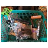 Garden Supplies - Wicker Baskets, Sunflower Planter, Hand Sprayer & Tools