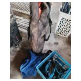 Long Zipper Gear Bag With Orange Interior - Includes Balls & Rope