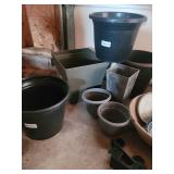 Garden Planters & Watering Can Set - Assorted Pots, Bowls & Accessories