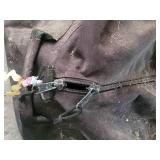 Large Duffel Bag - Black/Dark Purple, Heavy-Duty Zippers