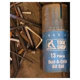 Tool Shop 13-Pc Drill Bit Set - Assorted Drill Bits & Hex Keys