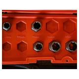 Craftsman Socket Set - 3/8 in & 1/2 in Drive, Imperial Sizes, Red Case