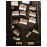 Craftsman Socket Set - 3/8 in & 1/2 in Drive, Imperial Sizes, Red Case