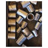 Craftsman Socket Set - 3/8 in & 1/2 in Drive, Imperial Sizes, Red Case