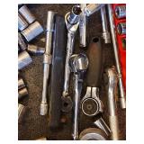 Craftsman 1/4in Drive Socket Set with Assorted Chrome Sockets & Ratchets