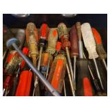 Craftsman Screwdriver Assortment - Mixed Flathead & Phillips - Red/Orange Handles